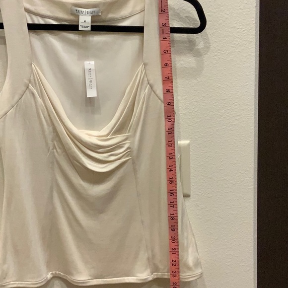 White House Black Market Silk Sleeveless Top - Picture 3 of 4
